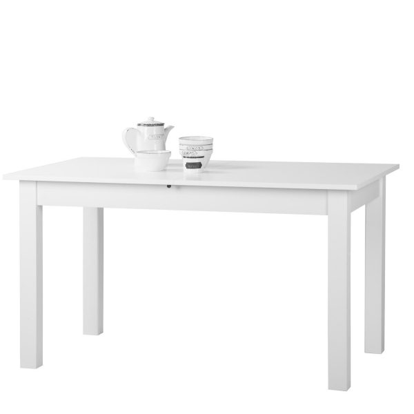 Jedálenský stôl COBURG 140 biely