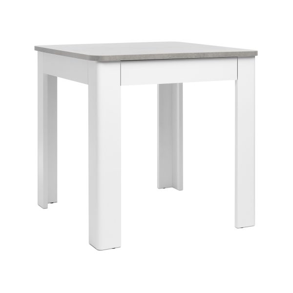 Jedálenský stôl OSLO beton/biela