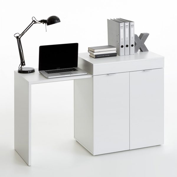 Písací stôl STRETCH 2 biely