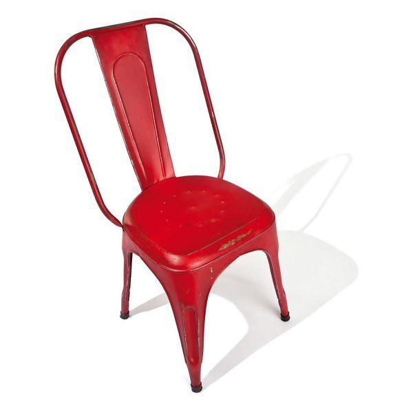 Stolička AIX retro červená