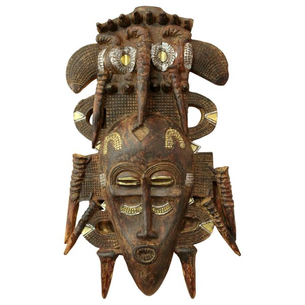 Závesná dekoratívna maska ASHANTI