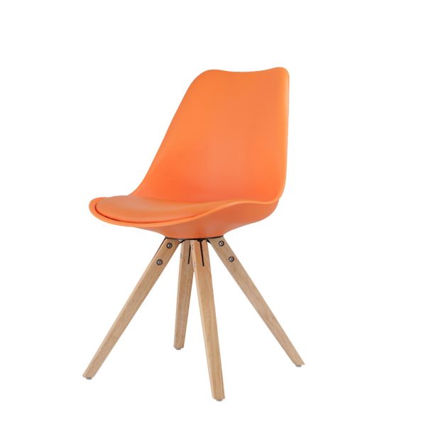 Jedálenská stolička LADY oranžová