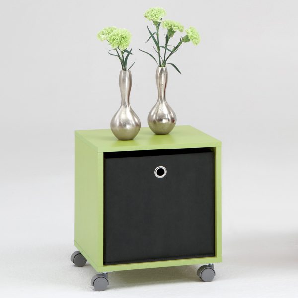 Odkladací stolík ELISA pastelovo zelený/antracit