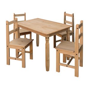 Jedálenský stôl 16116 + 4 stoličky 1627 CORONA 2