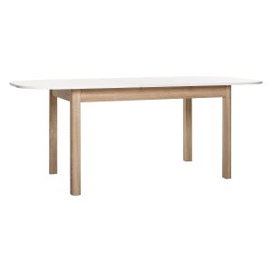 Jedálenský stôl LUND dub/biela