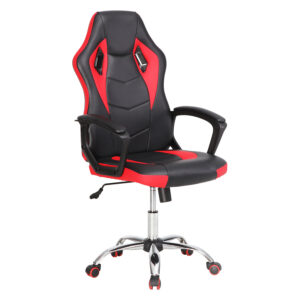 Kancelárske kreslo FORMULA čierna/červená