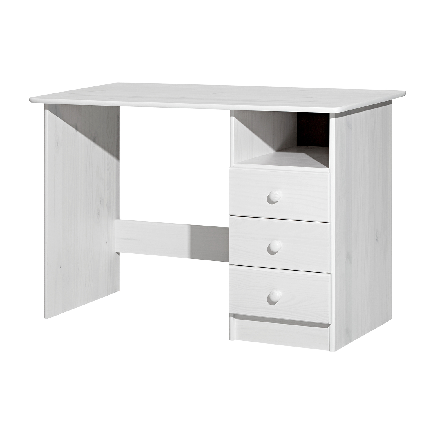 PC stôl 8844B biely lak