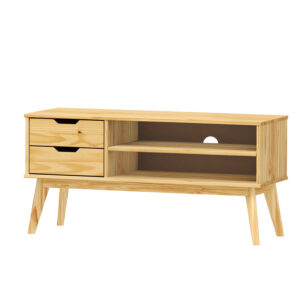 TV stolík 2 zásuvky BONITO lak